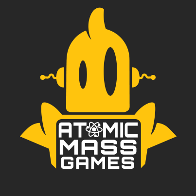 Atomic Mass Games logo. Credit: Atomic Mass Games.