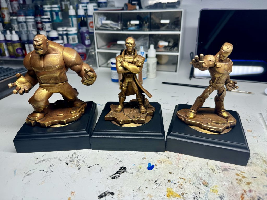 Marvel: Crisis Protocol charity event trophies. Credit: McBill