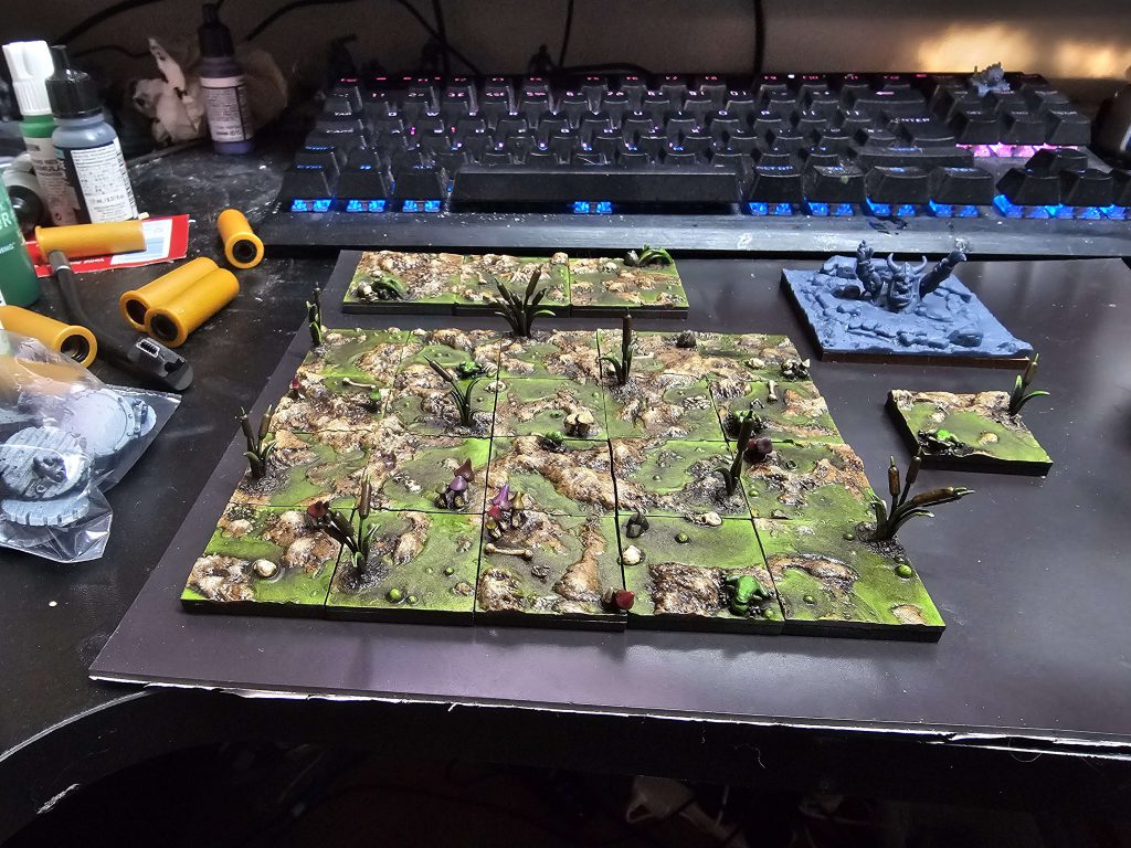 A batch of painted bases ready for my filthy boyz.