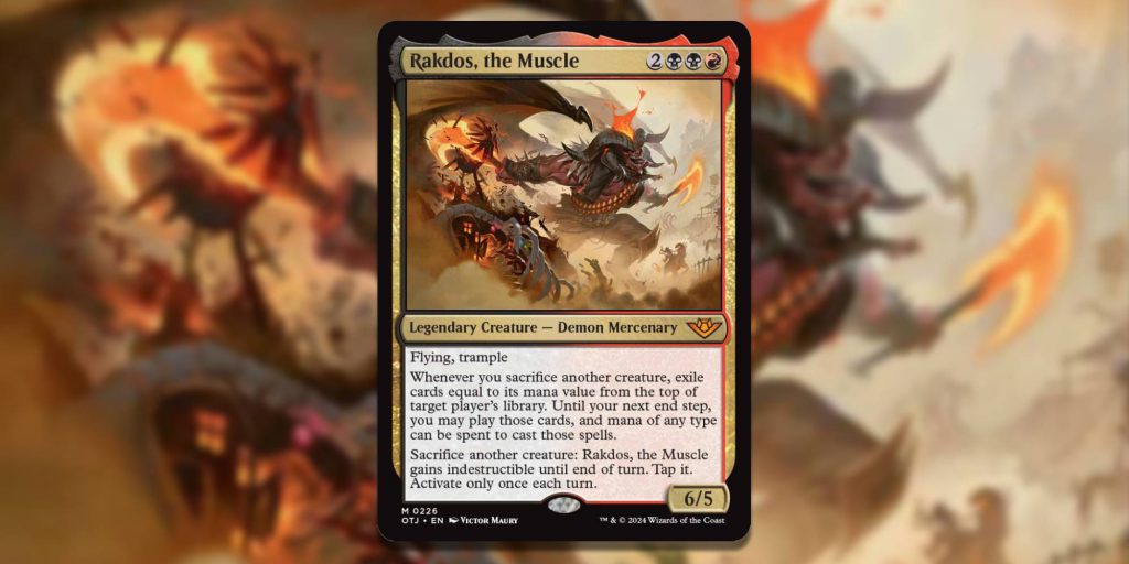 Magic the Gathering card Rakdos the Muscle
