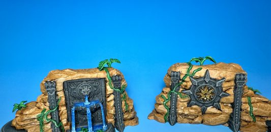 Finished Wakanda Terrain for Marvel: Crisis Protocol. Credit: McBill