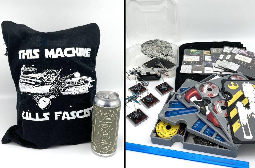 X-Wing Gaming Bag and Contents