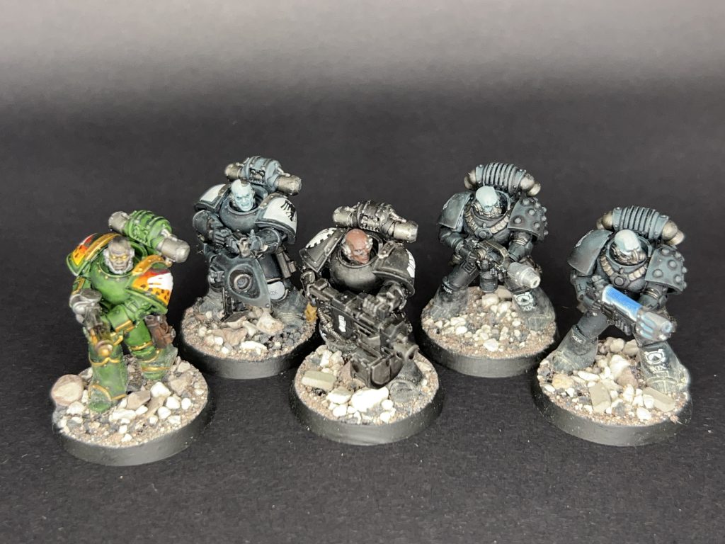 Shattered Legion Kill Team gunners