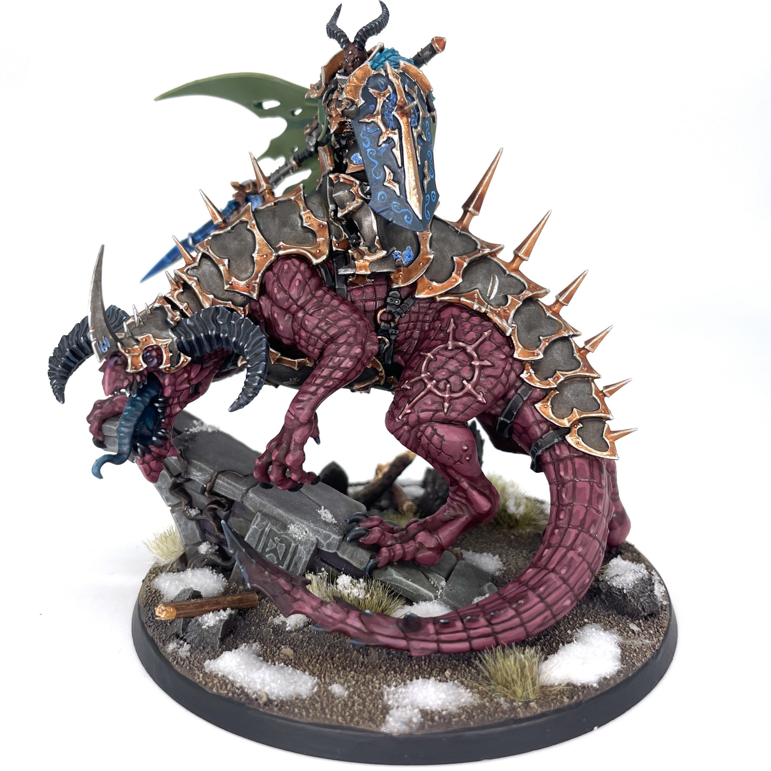 Slaves To Darkness: Abraxia Spear Of The Everchosen - Warhammer Age Of Sigmar (Unassembled, Unpainted)