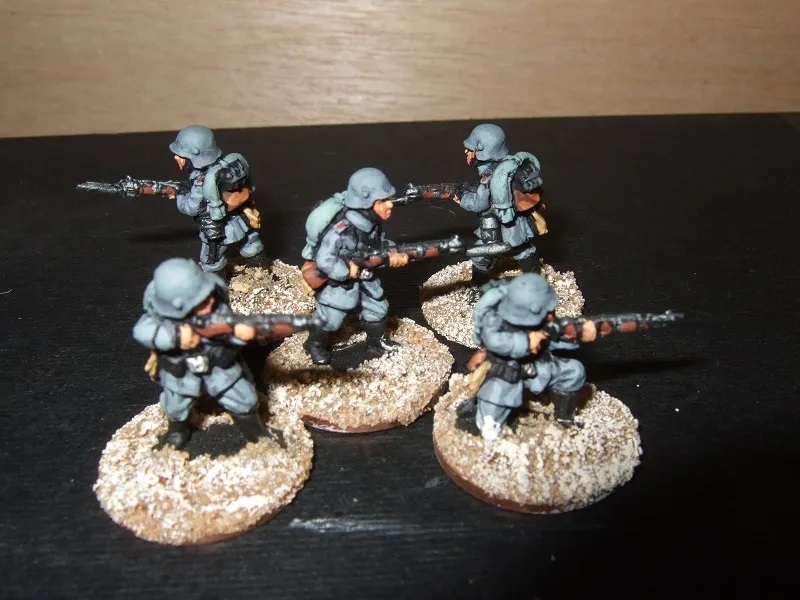 German Infantry Credit: Lancer Miniatures