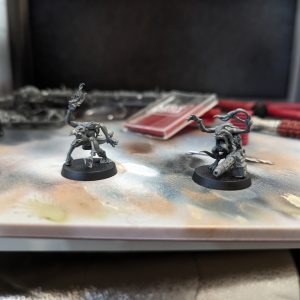 Two Kitbashed Blue Horros