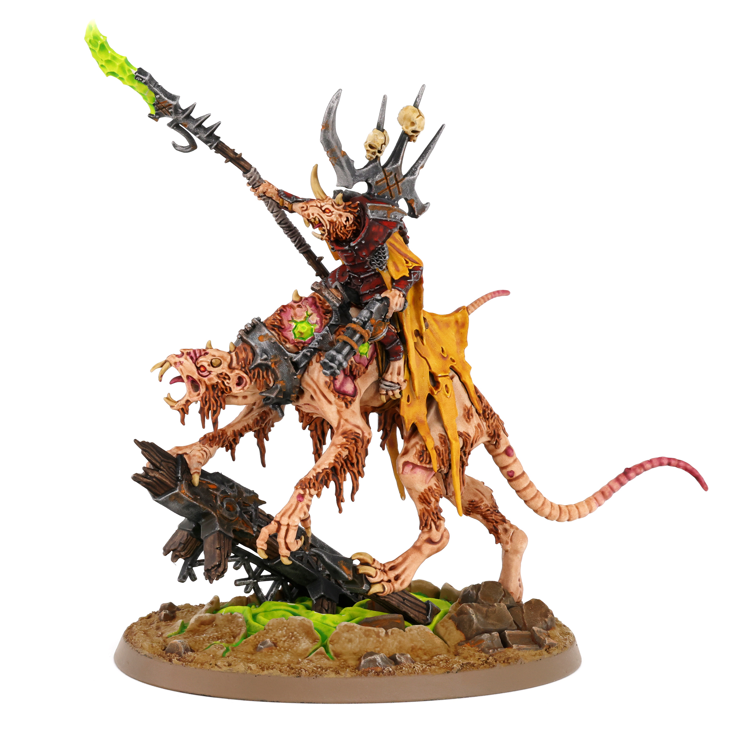 Skaven Clawlord on Gnaw-Beast