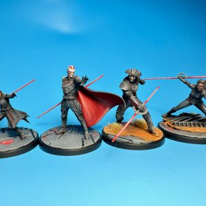 Inquisitors painted for Star Wars: Shatterpoint. Credit: McBill.