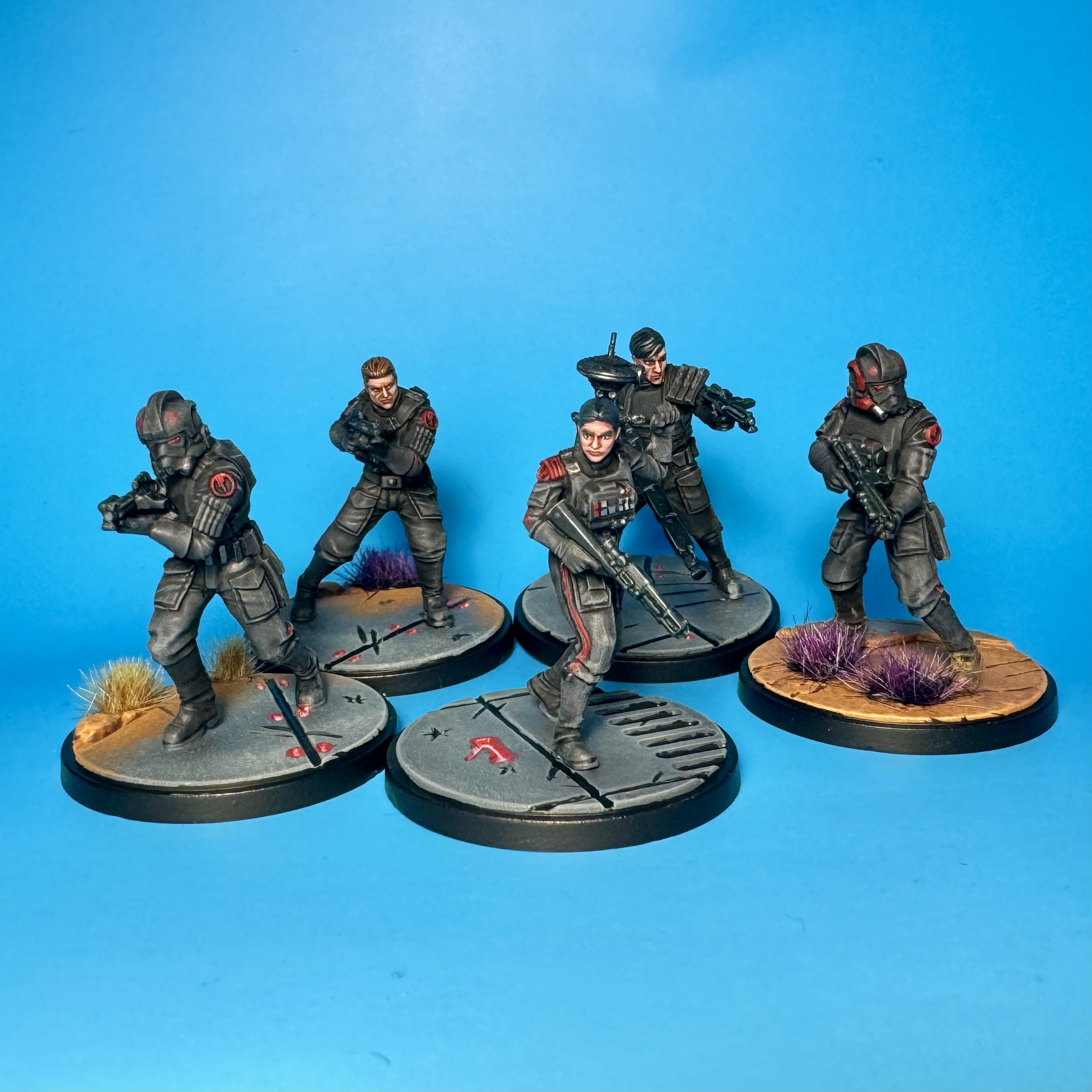 Inferno Squad painted for Star Wars: Shatterpoint. Credit: McWhat