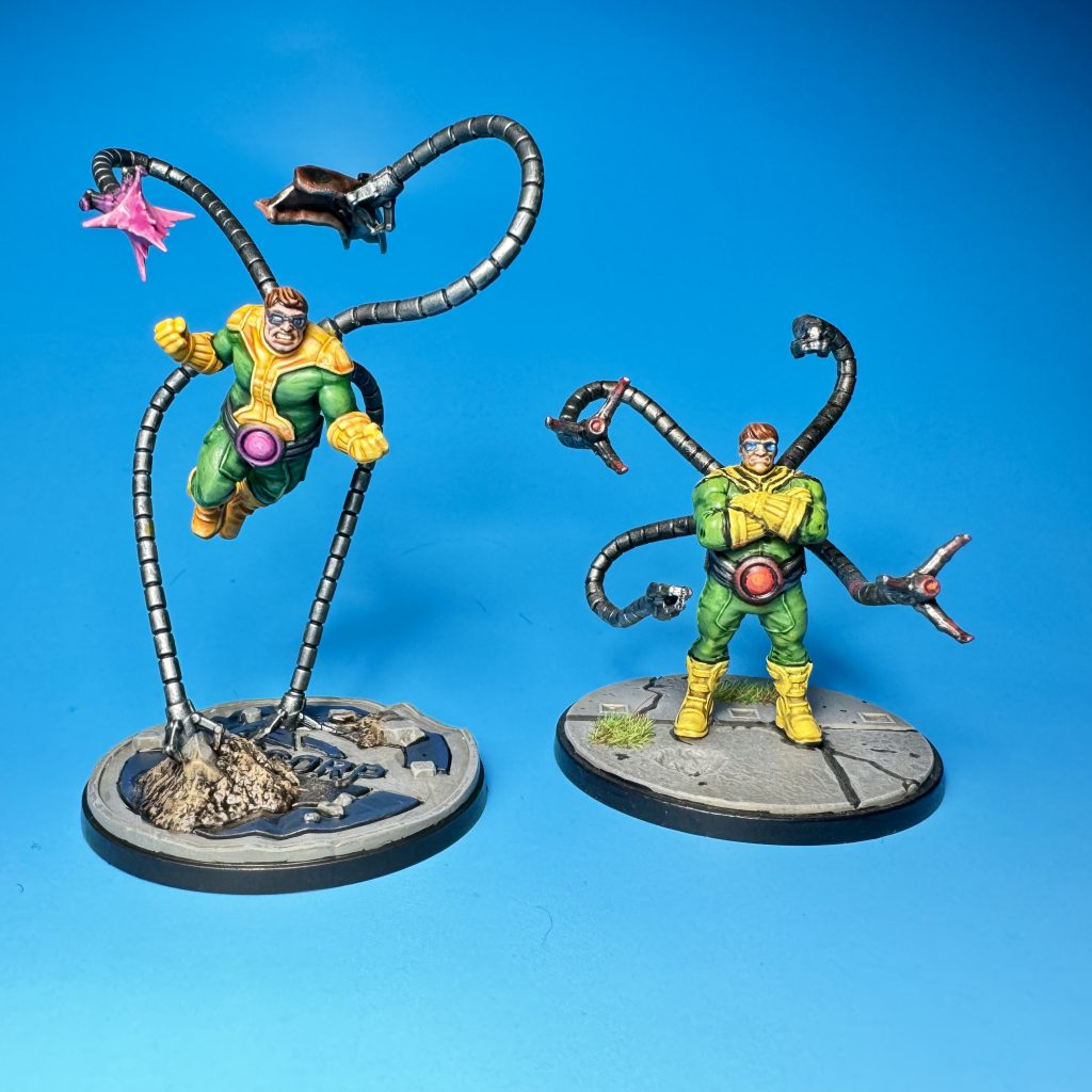 Doctors Octopus painted for Marvel: Crisis Protocol. Credit: McBill.
