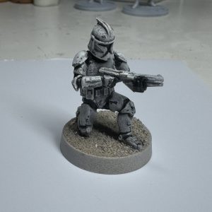 Clone Trooper painted for Star Wars: Legion. Credit: McBill
