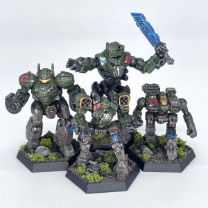 Northwind Highlanders Baboon (Howler) Crossbow Black Knight with Clanbuster Arctic Cheetah (Hankyu) Credit: SRM