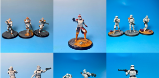 Clone Troopers painted for Star Wars: Shatterpoint.