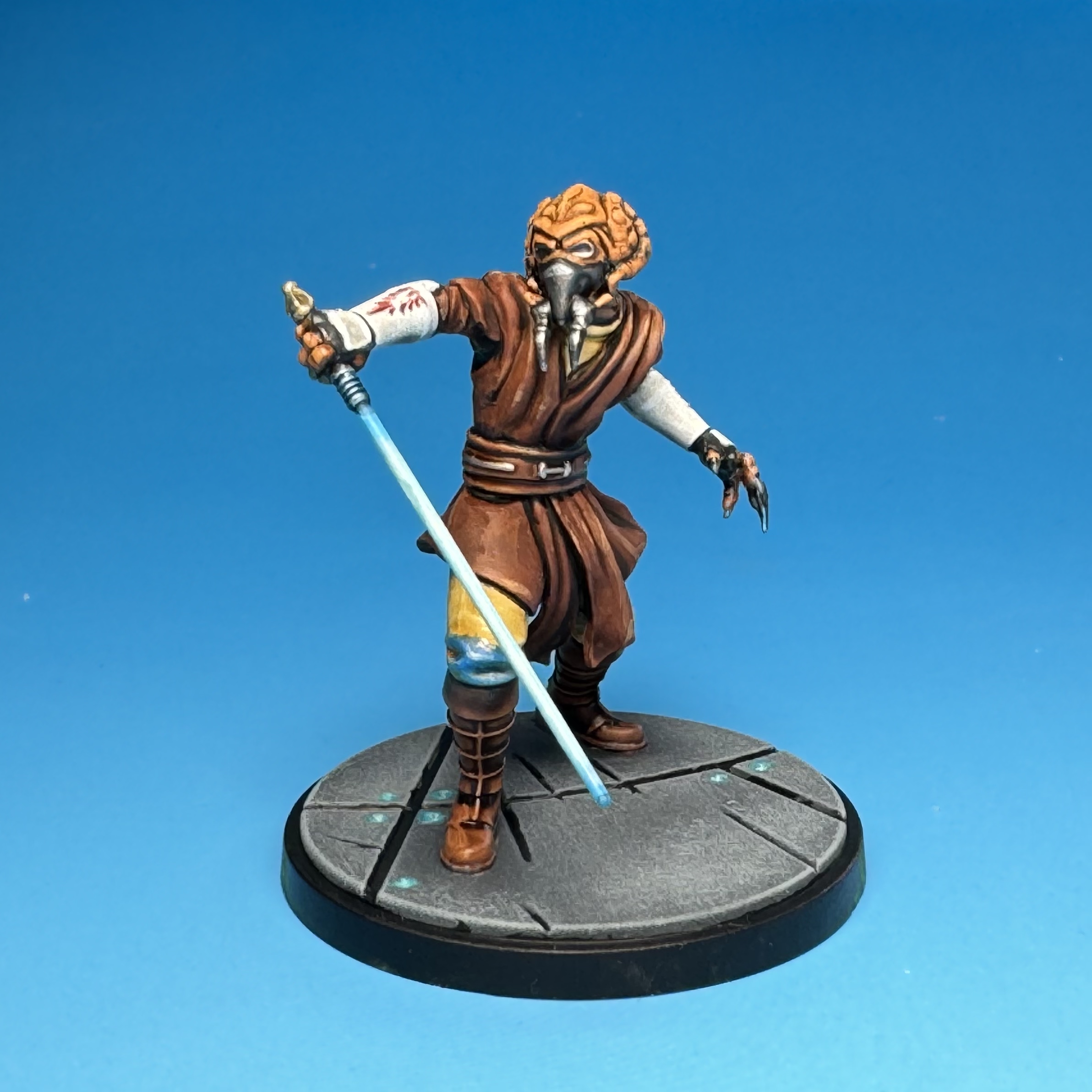 Plo Koon painted for Star Wars: Shatterpoint. Credit: McBill