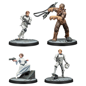 This is Some Rescue models for Star Wars: Shatterpoint. Credit: Atomic Mass Games