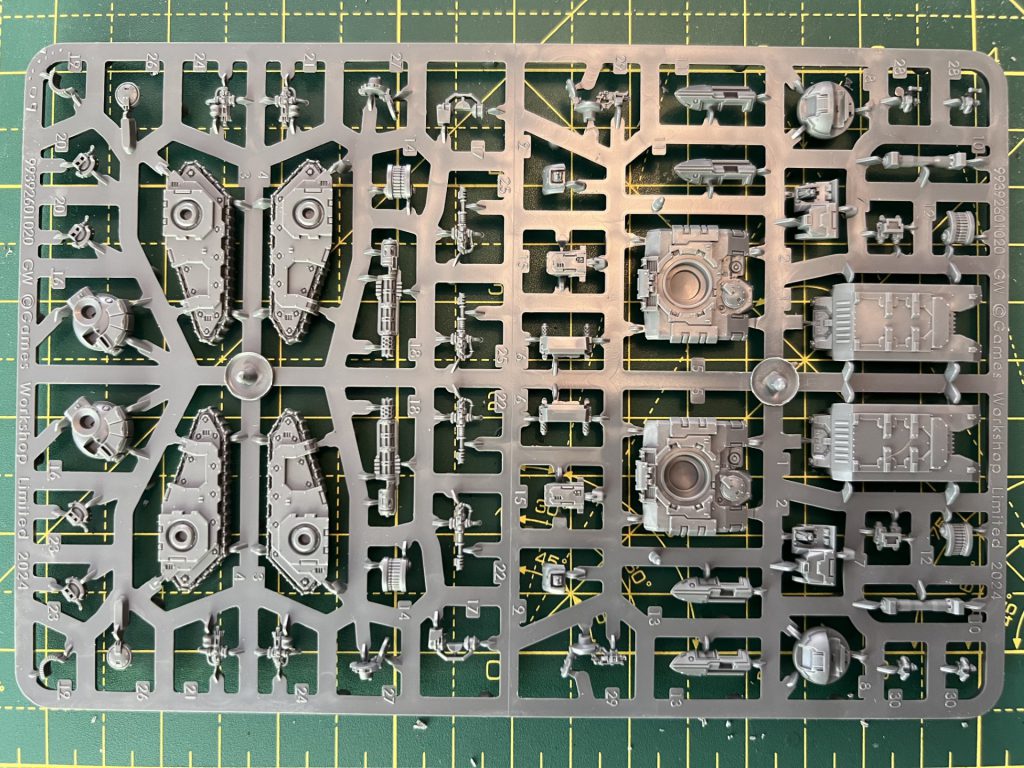 Legions Imperialis Sicaran Arcus/Punisher Sprue