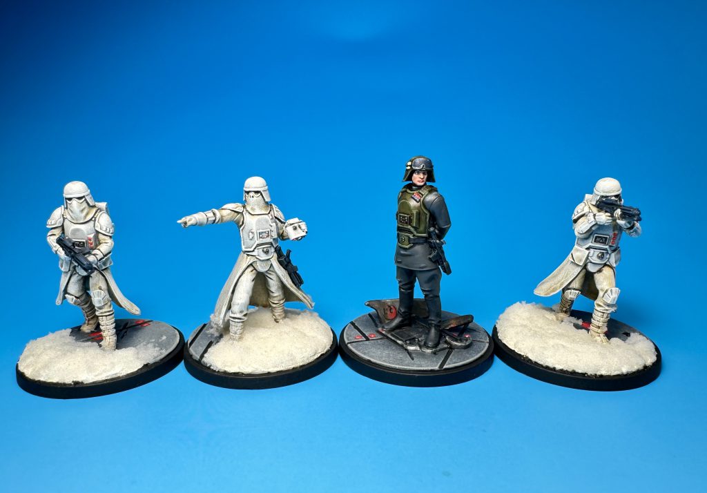 Maximum Firepower Squad Pack painted for Star Wars: Shatterpoint. Credit: McBill