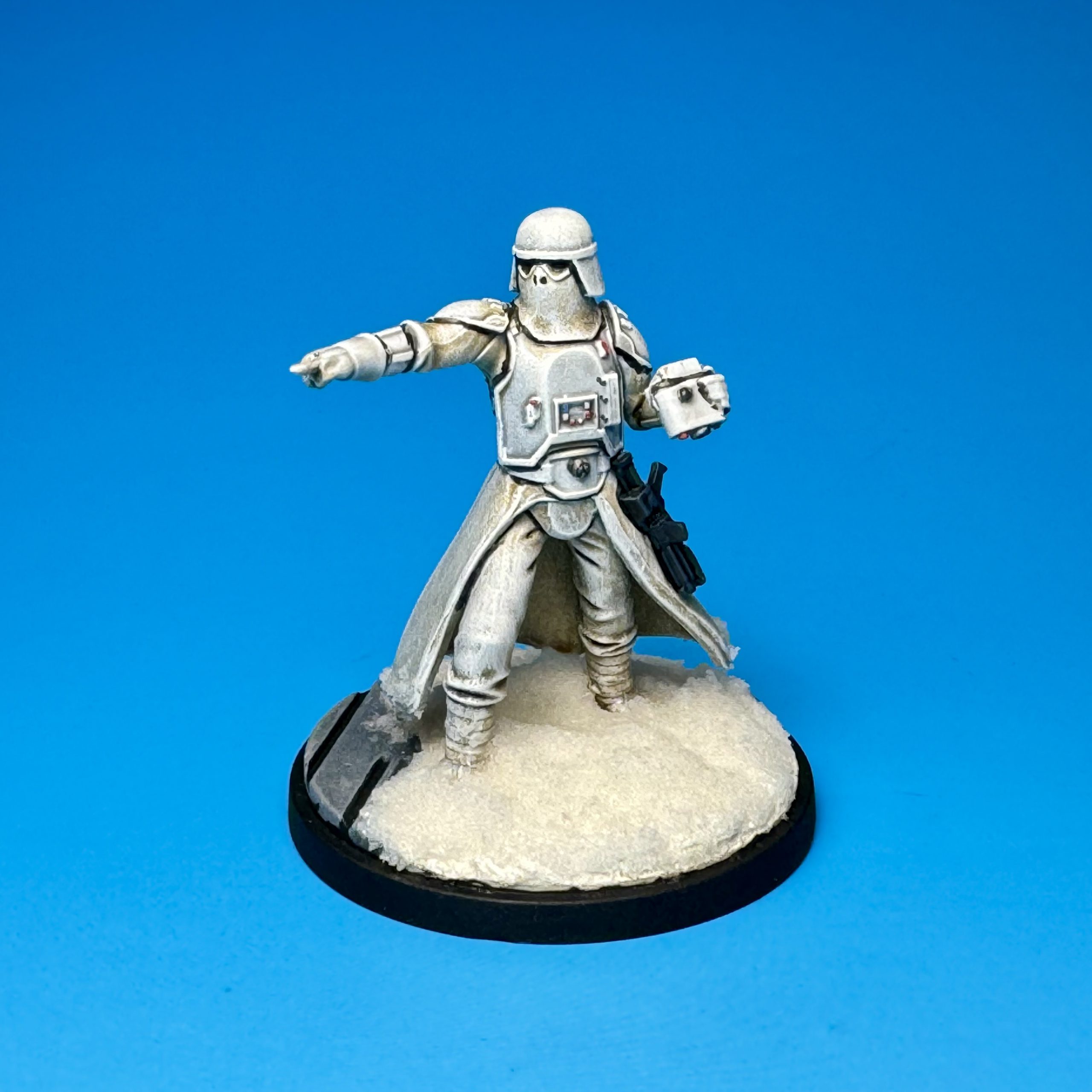 Snowtroopers painted for Star Wars: Shatterpoint. Credit: McBill