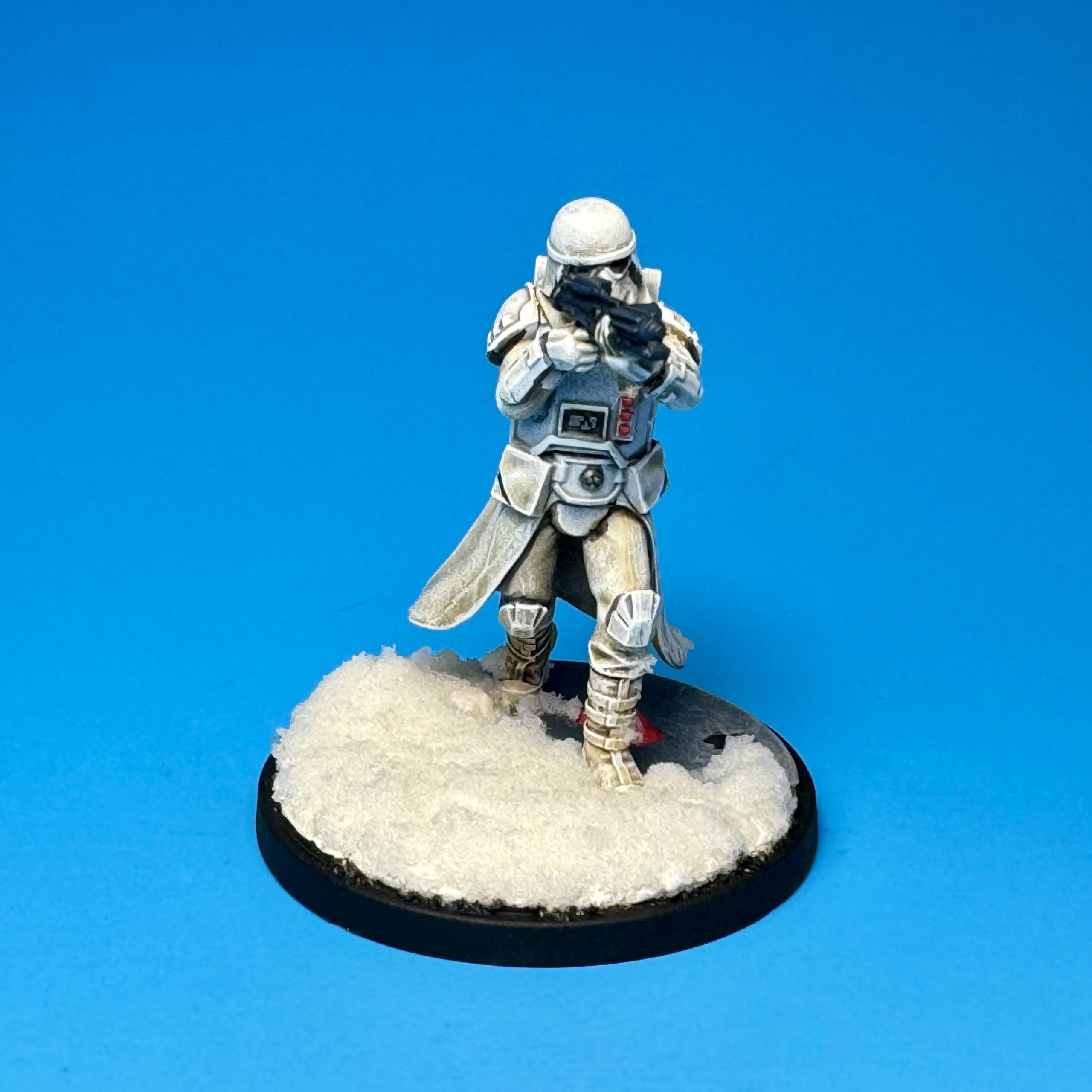 Snowtroopers painted for Star Wars: Shatterpoint. Credit: McBill