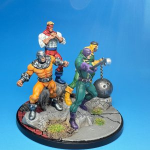 Wrecking Crew painted for Marvel: Crisis Protocol. Credit: McBill