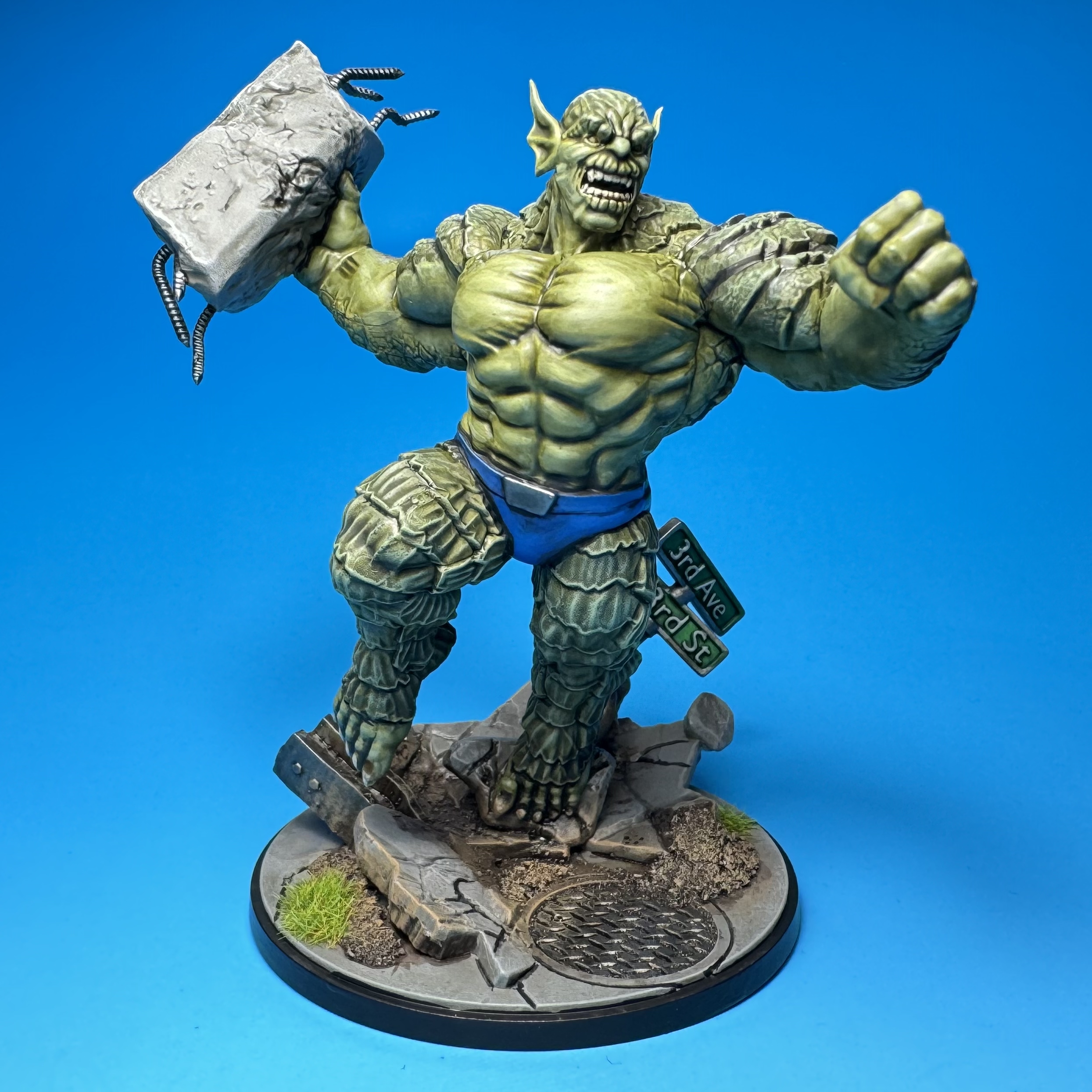 Abomination painted for Marvel: Crisis Protocol. Credit: McBill