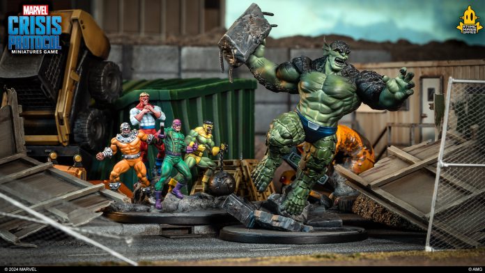 Abomination and Wrecking Crew for Marvel: Crisis Protocol. Credit: Atomic Mass Games