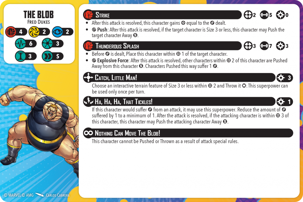 The Blob character card