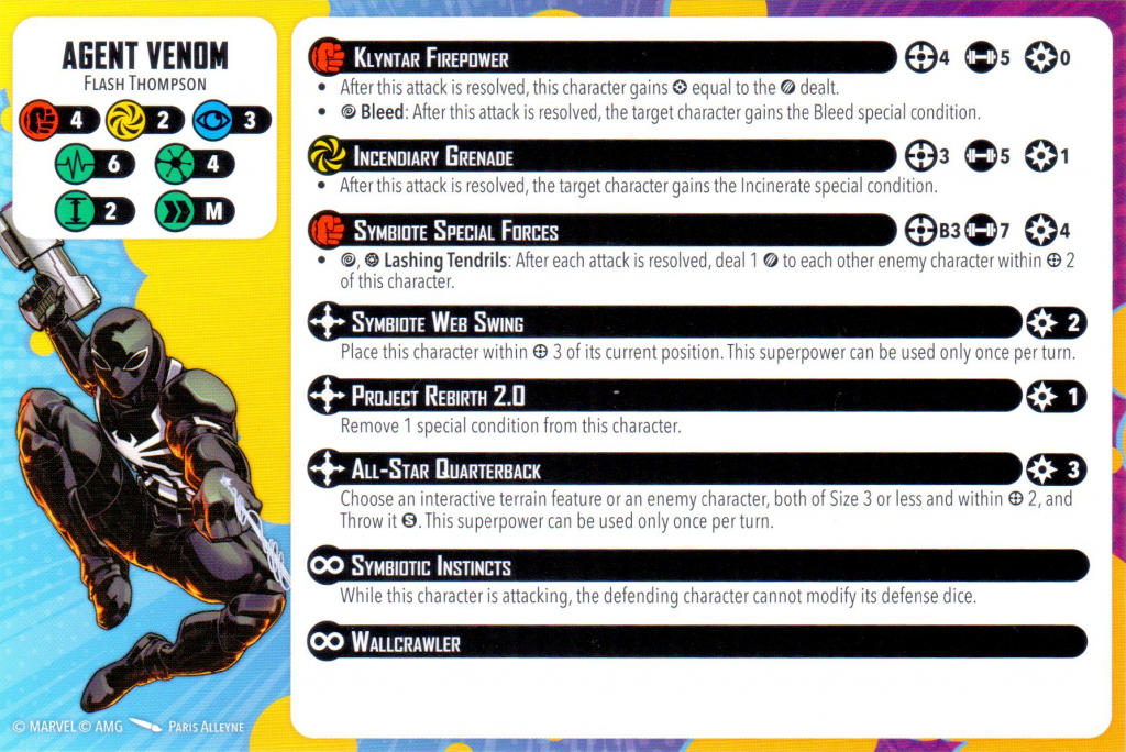 Agent Venom Card