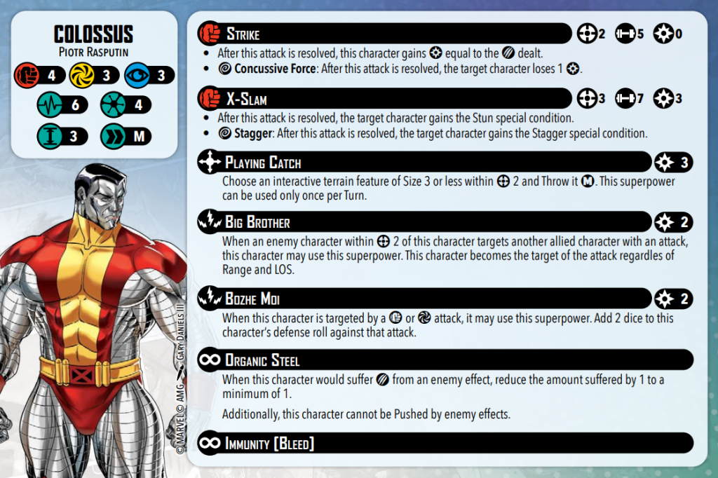 Colossus Character Card