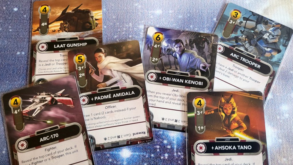 Star Wars Deckbuilding Game Republic cards