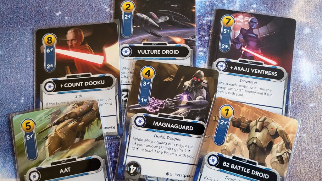 Star Wars Deckbuilding Game Separatist cards