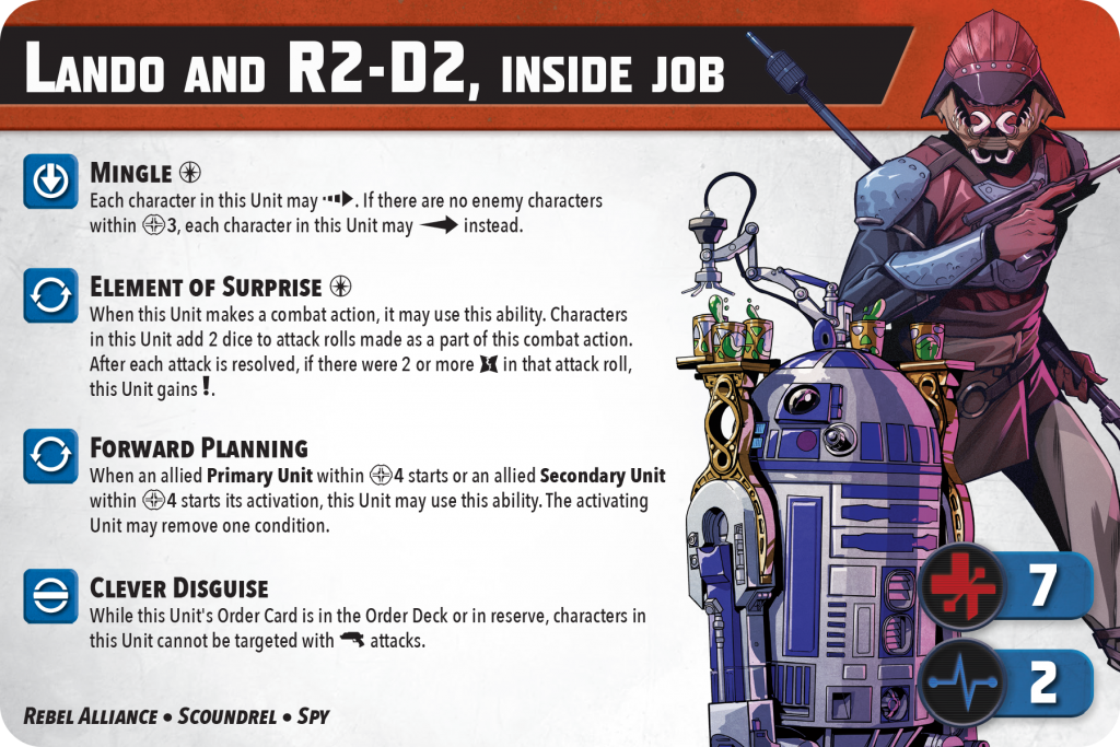 Lando and R2-D2 Ability Card