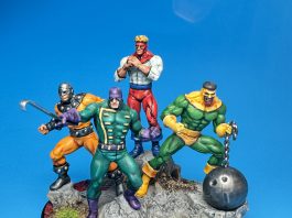 Wrecking Crew Painted for Marvel: Crisis Protocol. Credit: McWhat