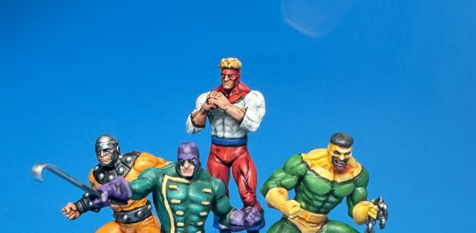 Wrecking Crew Painted for Marvel: Crisis Protocol. Credit: McWhat