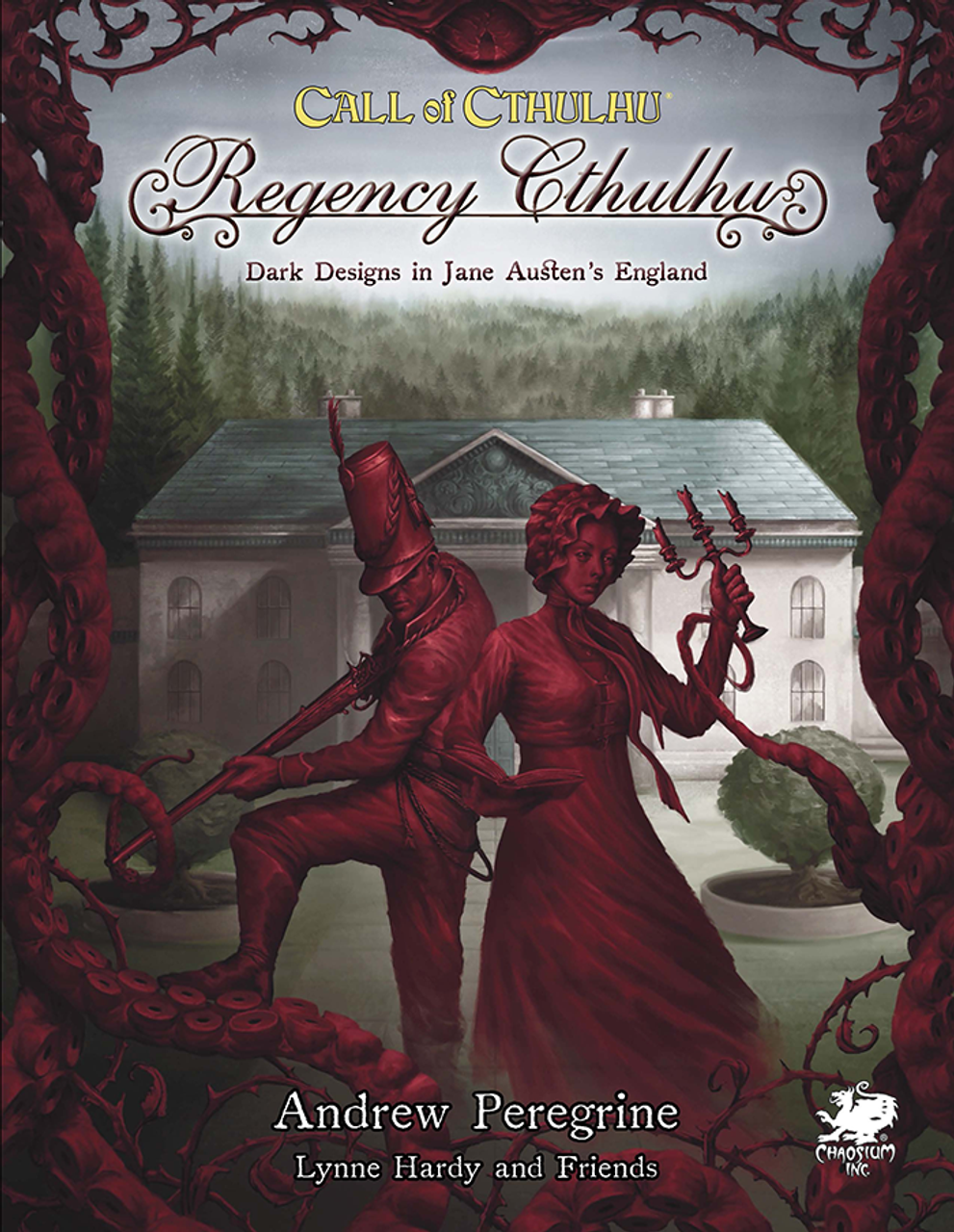 Cover of the TTRPG Regency Cthulhu by Chaosium games. 