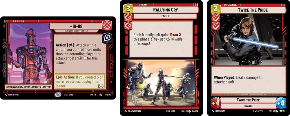 Star Wars Unlimited cards