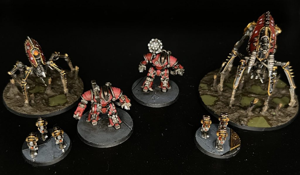 Stalker Constructs, Serperos Overlords and Thanatars for Legions Imperialis