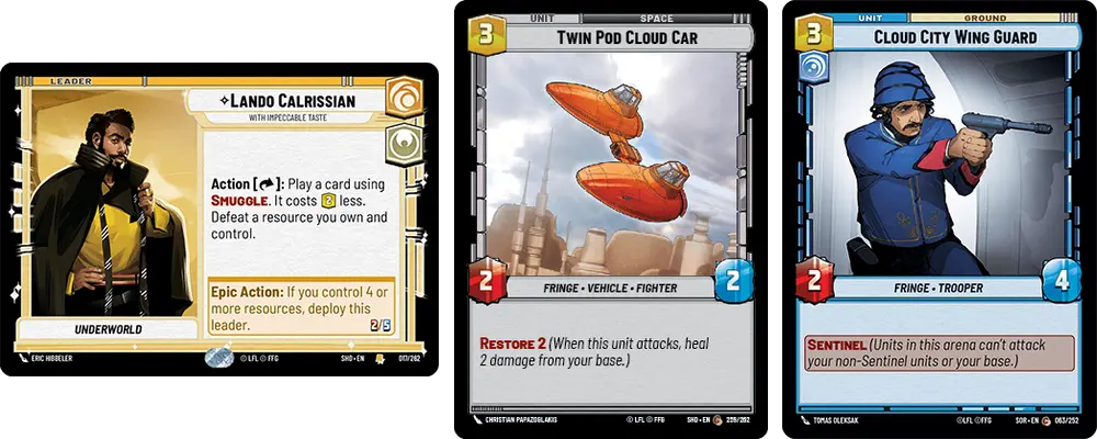 Star Wars Unlimited cards