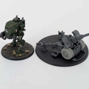 Artillery Team and Sentinel Size Comparison