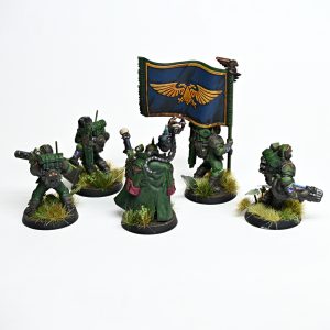 Militarum Tempestus Scions Command Squad. Credit: Rockfish