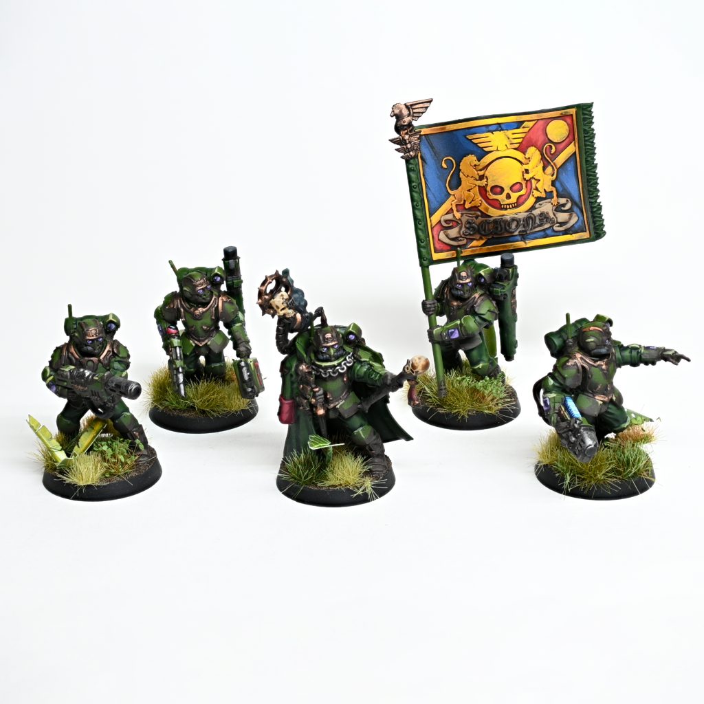 Militarum Tempestus Scions Command Squad. Credit: Rockfish