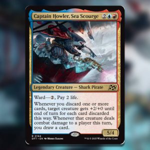 The Magic The Gathering card Captain Howler Sea Scourge.