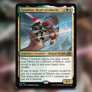 The Magic The Gathering card Caradora Heart of Alacria.