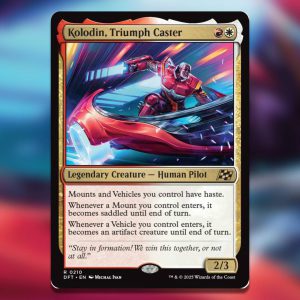 The Magic The Gathering card Kolodin Triumph Caster.