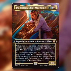 The Magic The Gathering card Pia Nalaar Chief Mechanic.