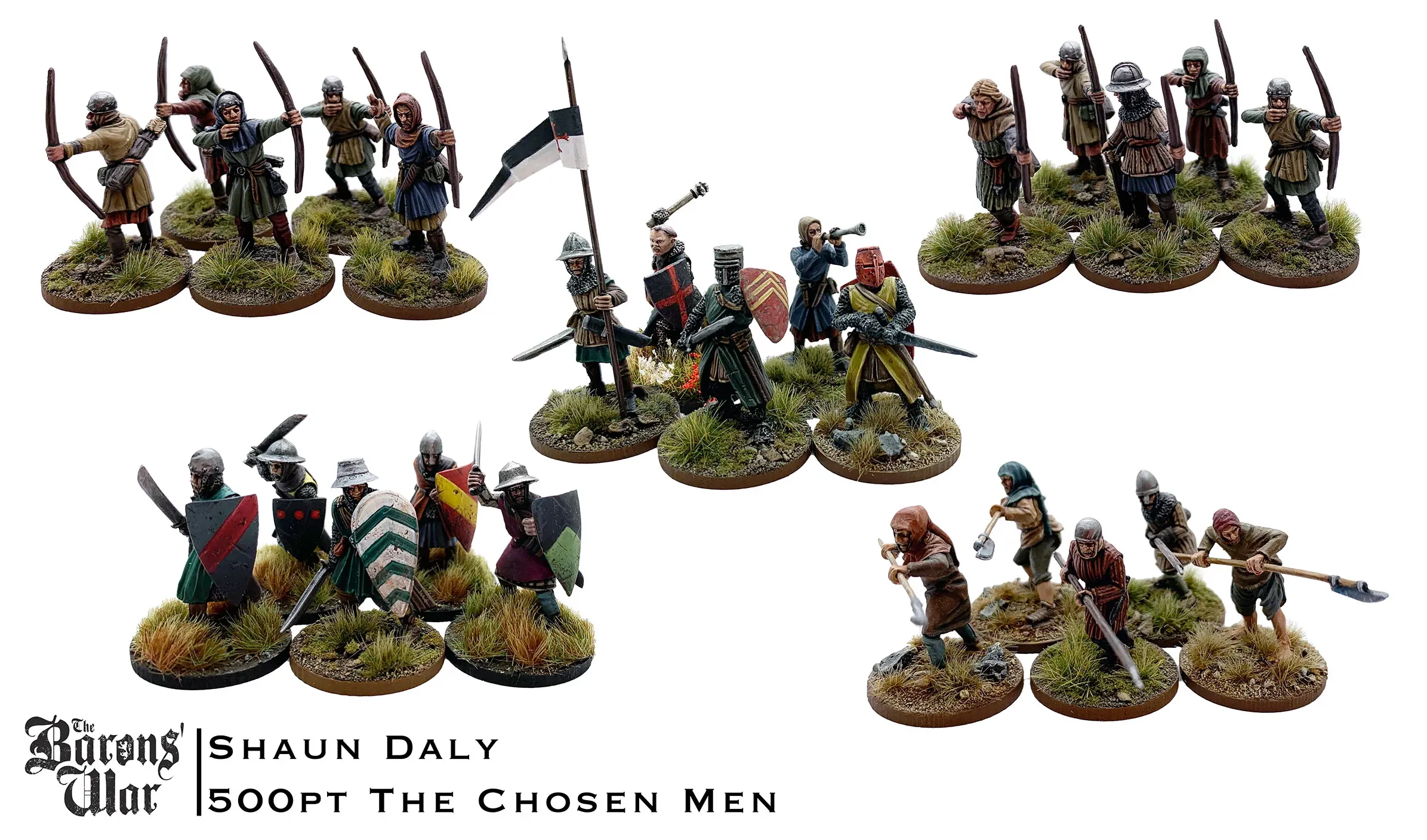 Chosen Men retinue from Footsore Miniatures