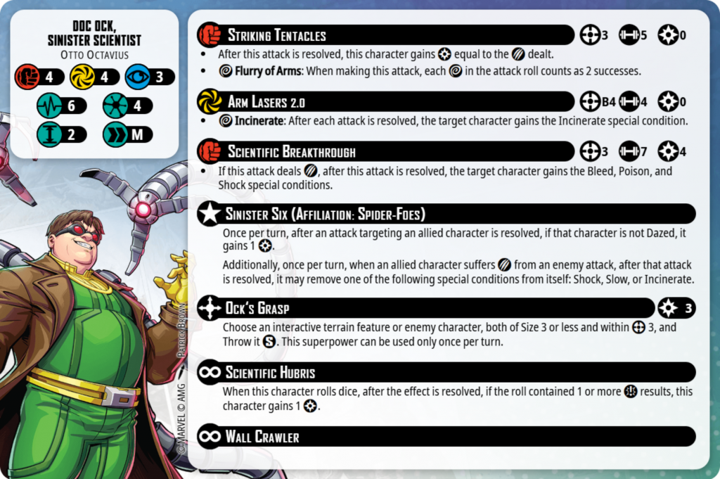 Doc Ock Character Card