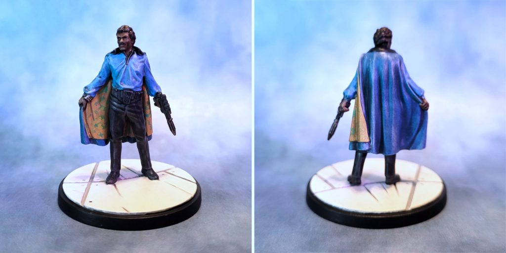 Lando Calrissian painted for Star Wars Shatterpoint