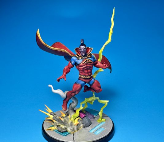 Gladiator painted for Marvel: Crisis Protocol. Credit: McWhat