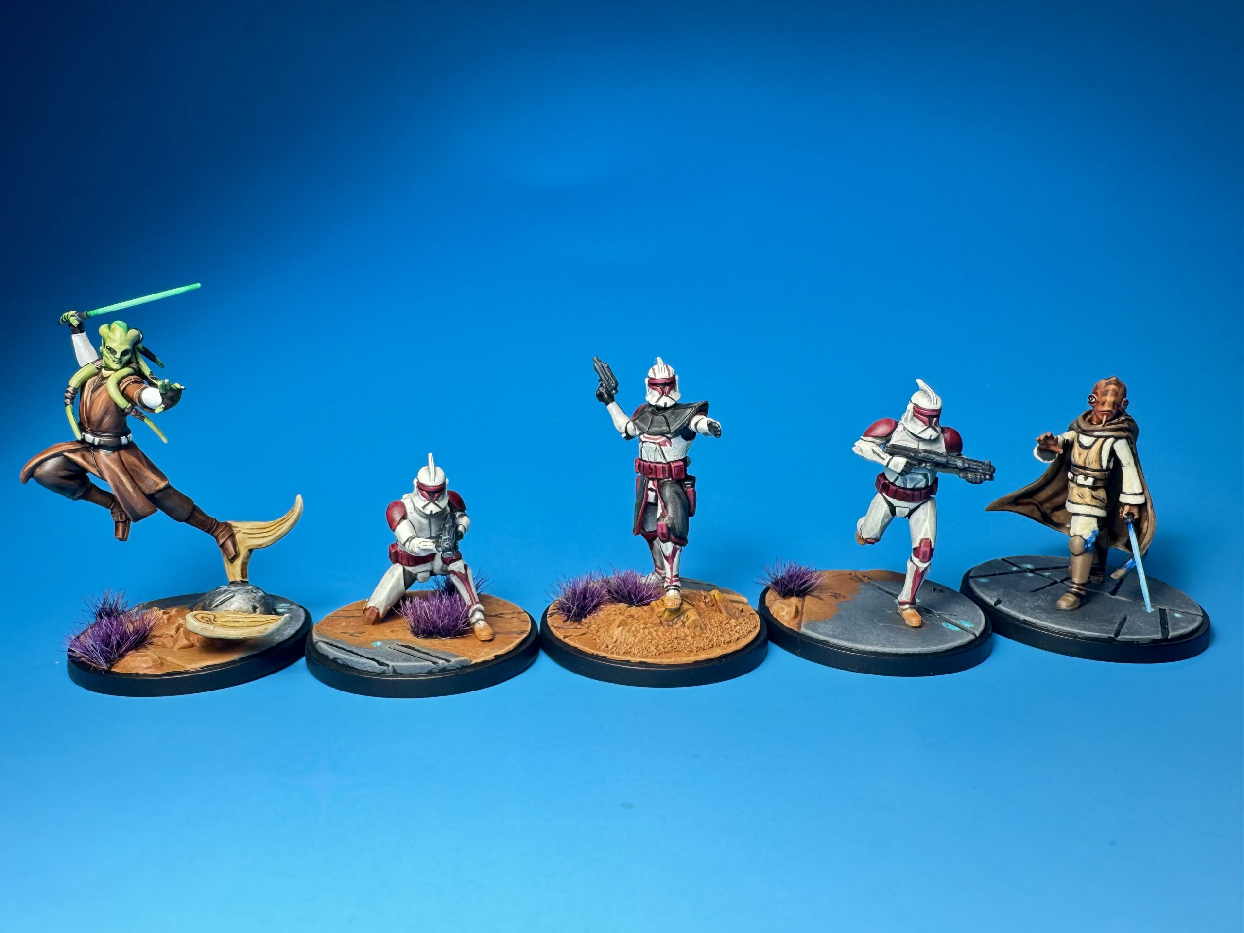 Requesting Your Surrender Squad Pack painted for Star Wars: Shatterpoint. Credit: McWhat.